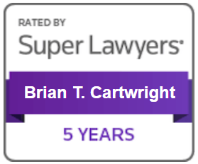 Rated By | Super Lawyers | Brian T. Cartwright | 5 Years